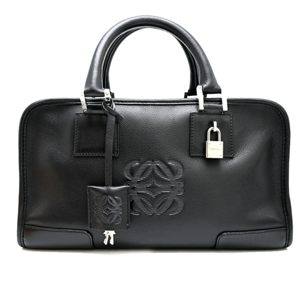 Loewe Amazona 28 Women's Handbag, Leather, Black